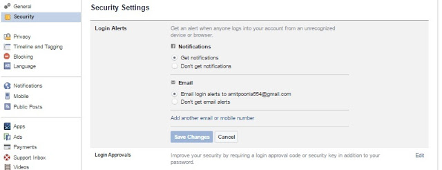 How to Secure your Facebook Account Step by Step 3