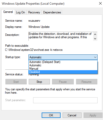 How to Disable Automatic Updates on Windows 10 Permanently 4 Disable Updates on Windows 10 Permanently