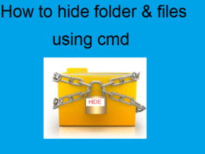 hide your folder using cms 1