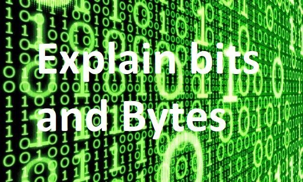 Explain bits and bytes 1