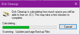 disk cleanup