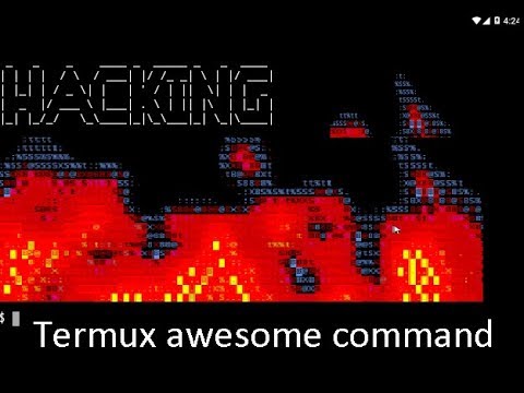 Awesome and Cool Termux Commands in Android