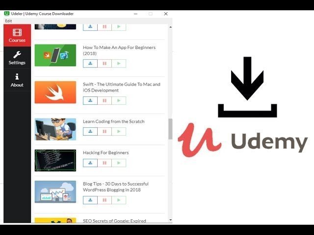 Best Way To Download Udemy Videos on Your Computer With Udemy Course Downloader