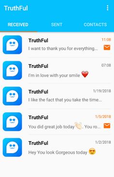 Truthful anonymous texting app