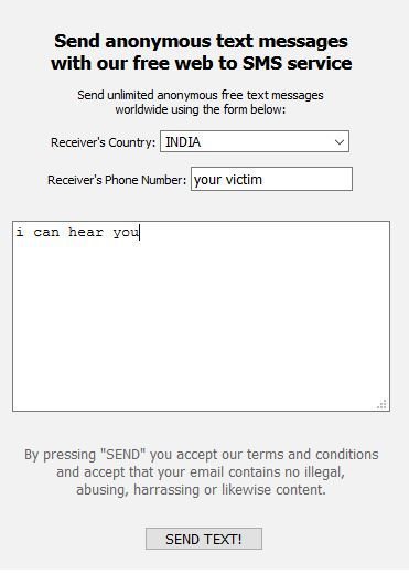 Unknown Number Se Anonymous SMS Kaise Send Kare - Send Anonymous Text Free 5 sendanonymoustext.com