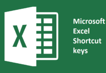 Latest all Microsoft Excel keyboard Shortcut keys