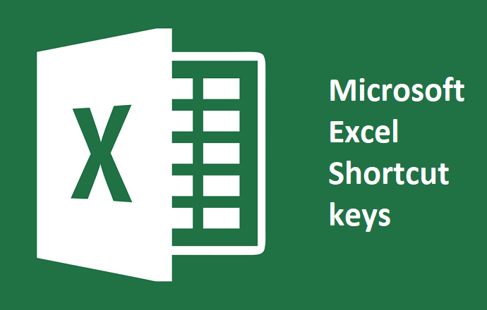 Latest all Microsoft Excel keyboard Shortcut keys