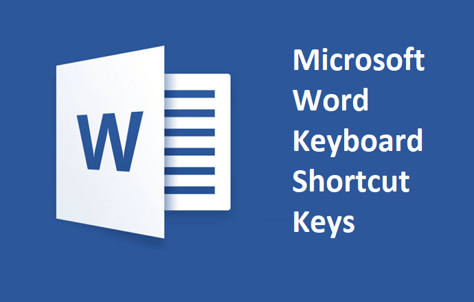 Microsoft Word Keyboard Shortcut Keys List