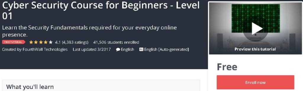 Cyber Security Course For Beginners Free Online Course