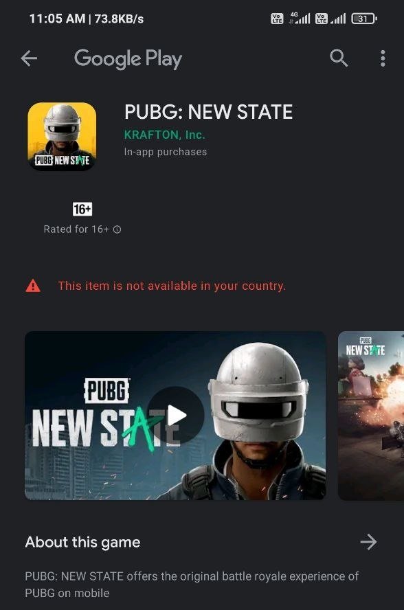 PUBG New State New Battle Royale Game For Android and iOS 1