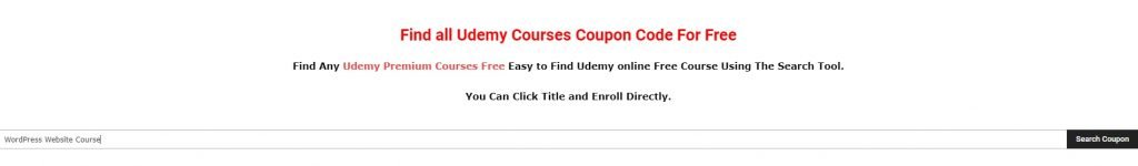 Find your favorite Udemy paid course for free