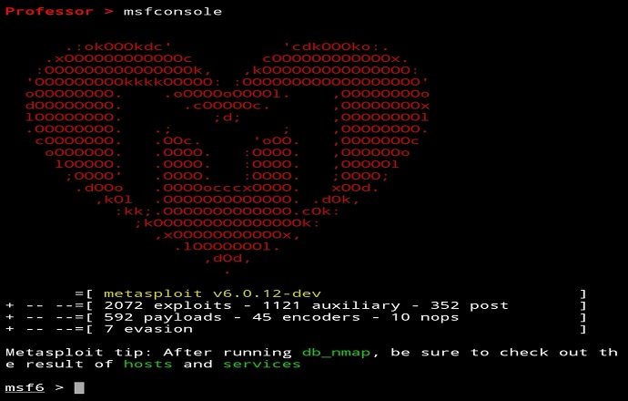 Metasploit Hacking Tool'u Termux Android'e yükleyin